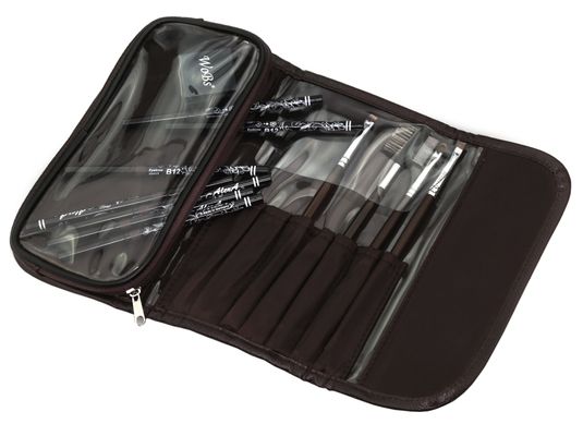 Case for brow brushes