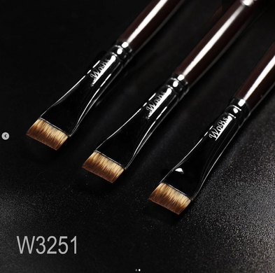 W3251 Прямий пензель для оформлення брів і підчищення фарби WoBs синтетика