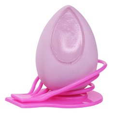 Cosmetic makeup sponge "Drop" WS02 2 in 1 with silicone part NEW