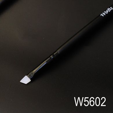 Кисть для окрашування брів W5602 з силикону