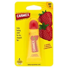 Carmex Strawberry Moisturizing Lip Balm Tube SPF 15