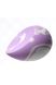 Спонж для макияжа WoBs фиолетово-белый WS04 форма капля