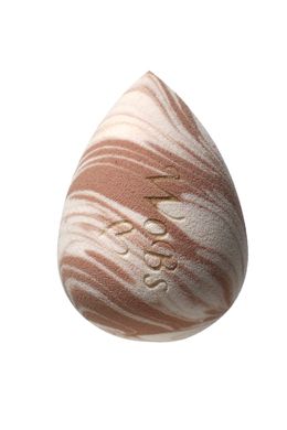 WoBs makeup sponge beige and white WS05 drop shape