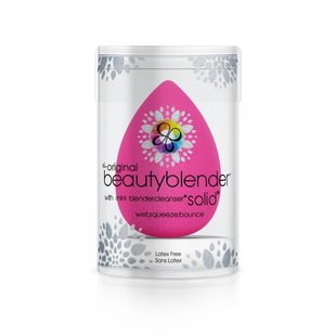 Спонж Beautyblender Original и Мини Мыло Solid Blendercleanser