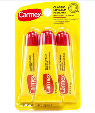 Бальзам для губ Carmex Classic Lip Balm Medicated (3-Pack) / original