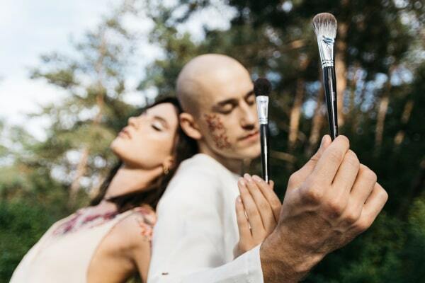 Набір пензликів для макіяжу купити  Вобс