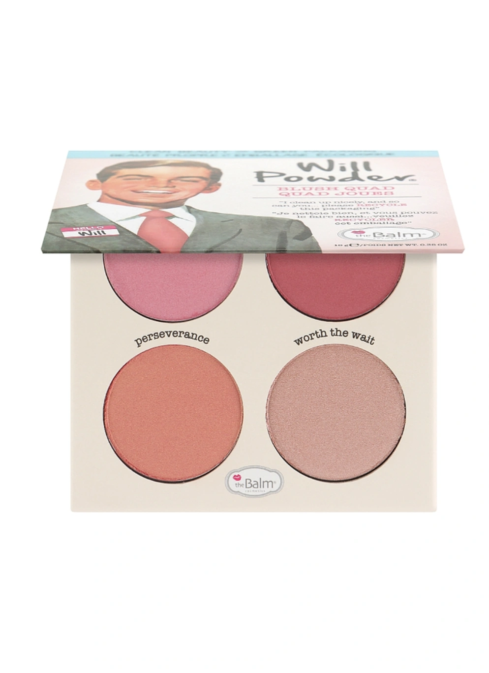 Палетка рум'ян для обличчя the Balm Will Powder Blush Quad