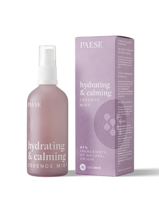 Спрей-есенція для обличчя HYDRATING AND CALMING ESSENCE MIST NANOREVIT PAESE (100ml)