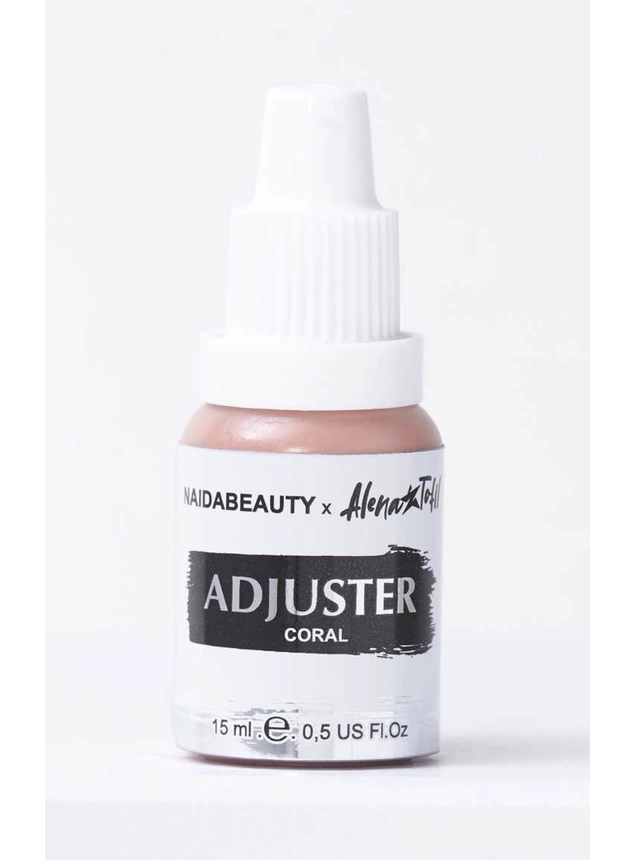 КОРАЛОВЫЙ Корректирующий пигмент ADJUSTER 15 МЛ Аджастер Alena Tofil x Nataliya Nayda