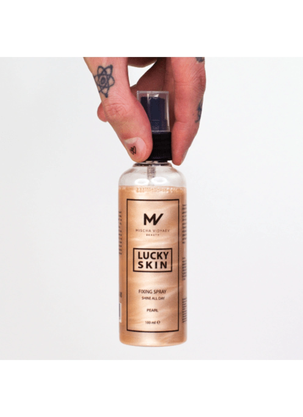 Фиксатор для макияжа SHINE ALL DAY (PEARL) с сиянием (by Mischa Vidyaev)