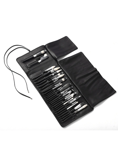 Двухярусный чехол для кистей экокожаv 46 ячеек