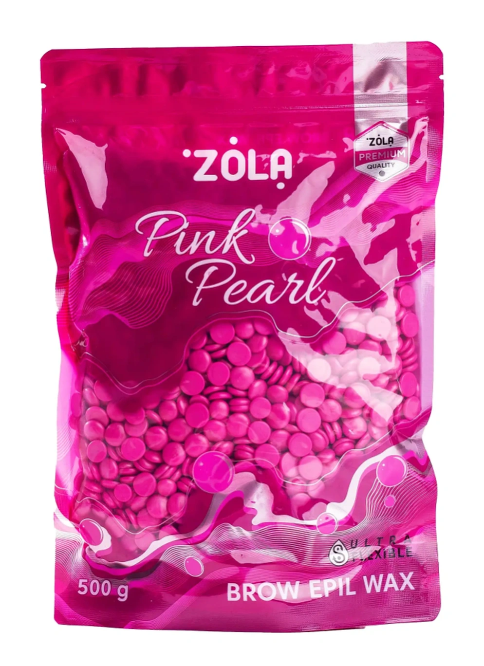 ZOLA ВІСК ГРАНУЛЬОВАНИЙ BROW EPIL WAX PINK PEARL 500 ГР.