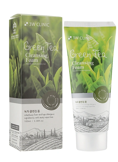 Пенка для умывания для проблемной кожи с экстрактом зеленого чая Ekel Green Tea Foam Cleanser, 100 мл