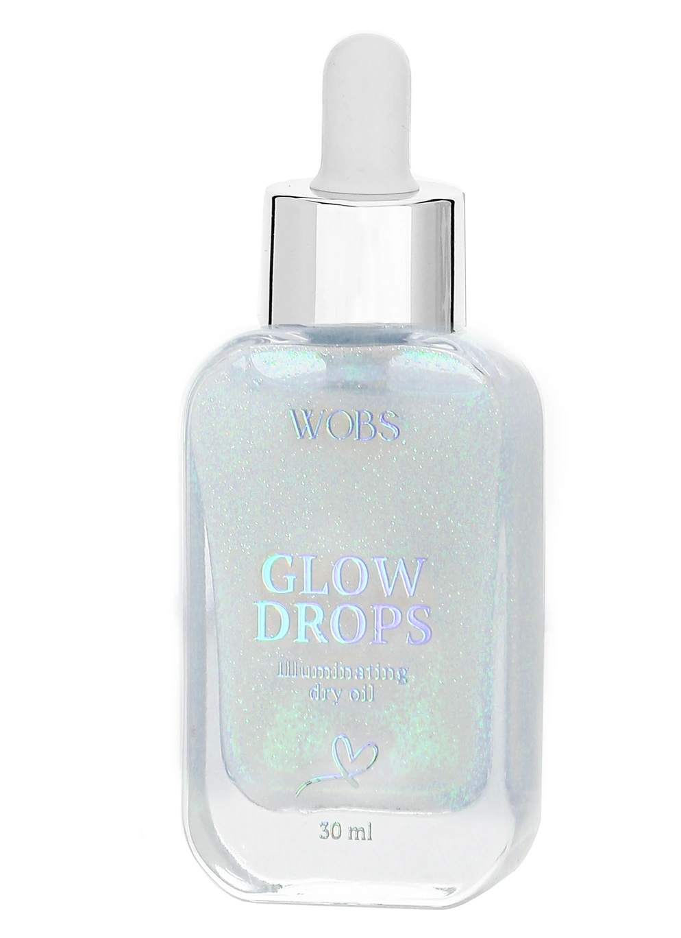 Суха сяюча олійка для тіла Glow Drops Illuminating dry oil від Wobs ARCTIC
