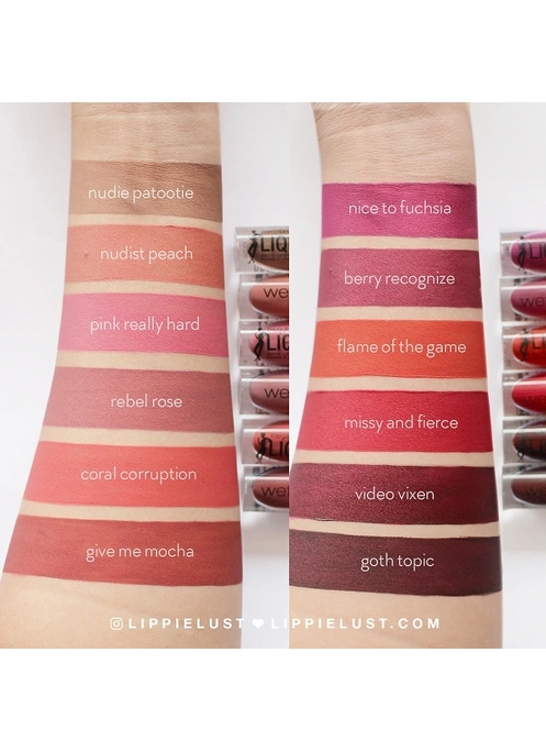 WET n Wild Стойкая матовая помада - Flame of the Game