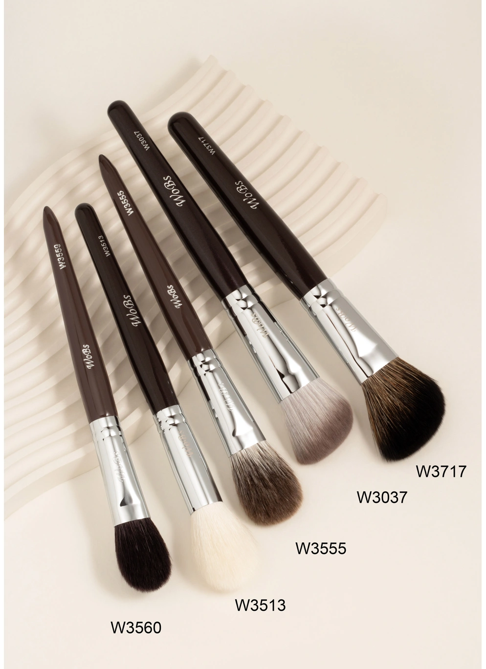 Кисть для розтушування тіней W3560 ворс кози