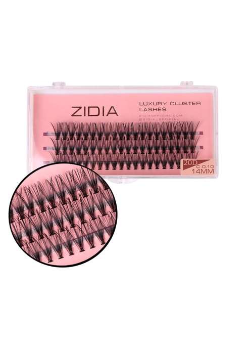 ZIDIA Cluster lashes 20D C 0,10 (3 ленты, размер 14 мм)