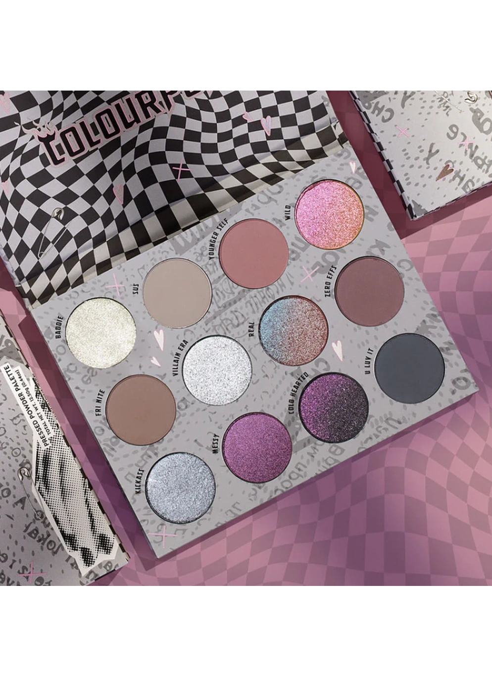 ColourPop Trouble Maker Pressed Powder Palette Палетка тіней, 12.50 г