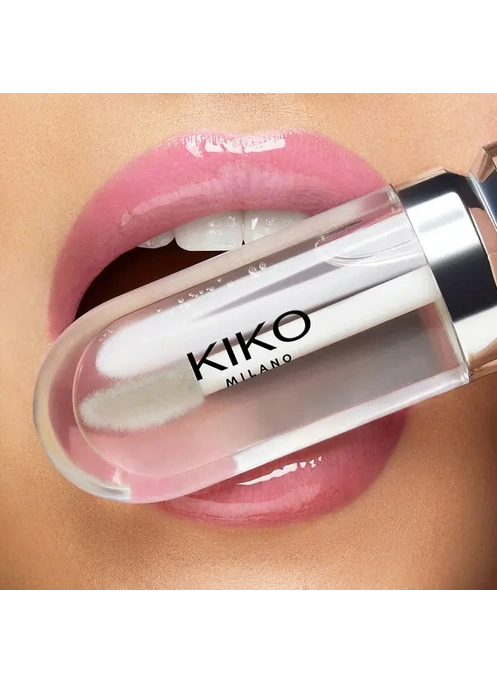 Смягчающий блеск для губ Kiko Milano 3D Hydra Lipgloss 01 - Clear