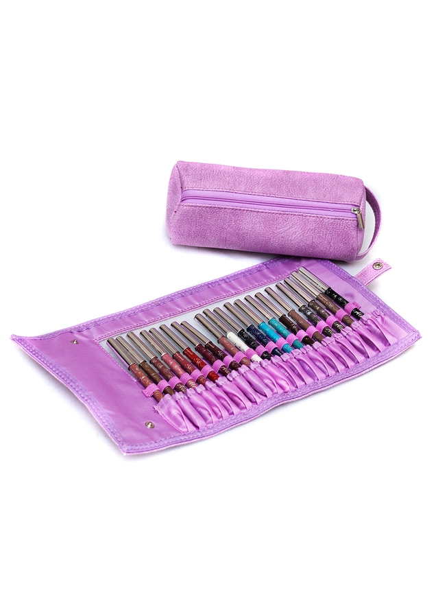 Чехол для карандашей фиолетовый