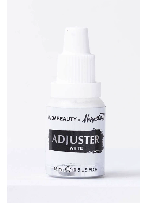 Белый Корректирующий пигмент ADJUSTER 15 МЛ Аджастер Alena Tofil x Nataliya Nayda