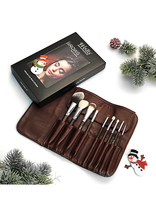 Набор на 9 кистей Dark Chocolates