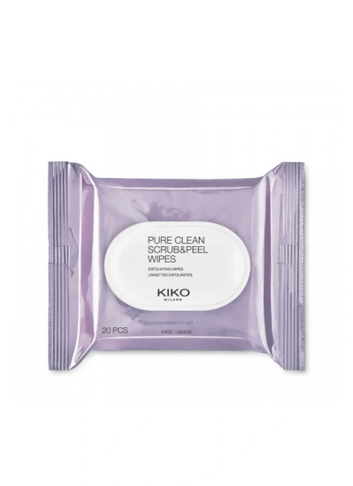 Салфетки скрабирующие KIKO MILANO Pure Clean Scrub&Peel