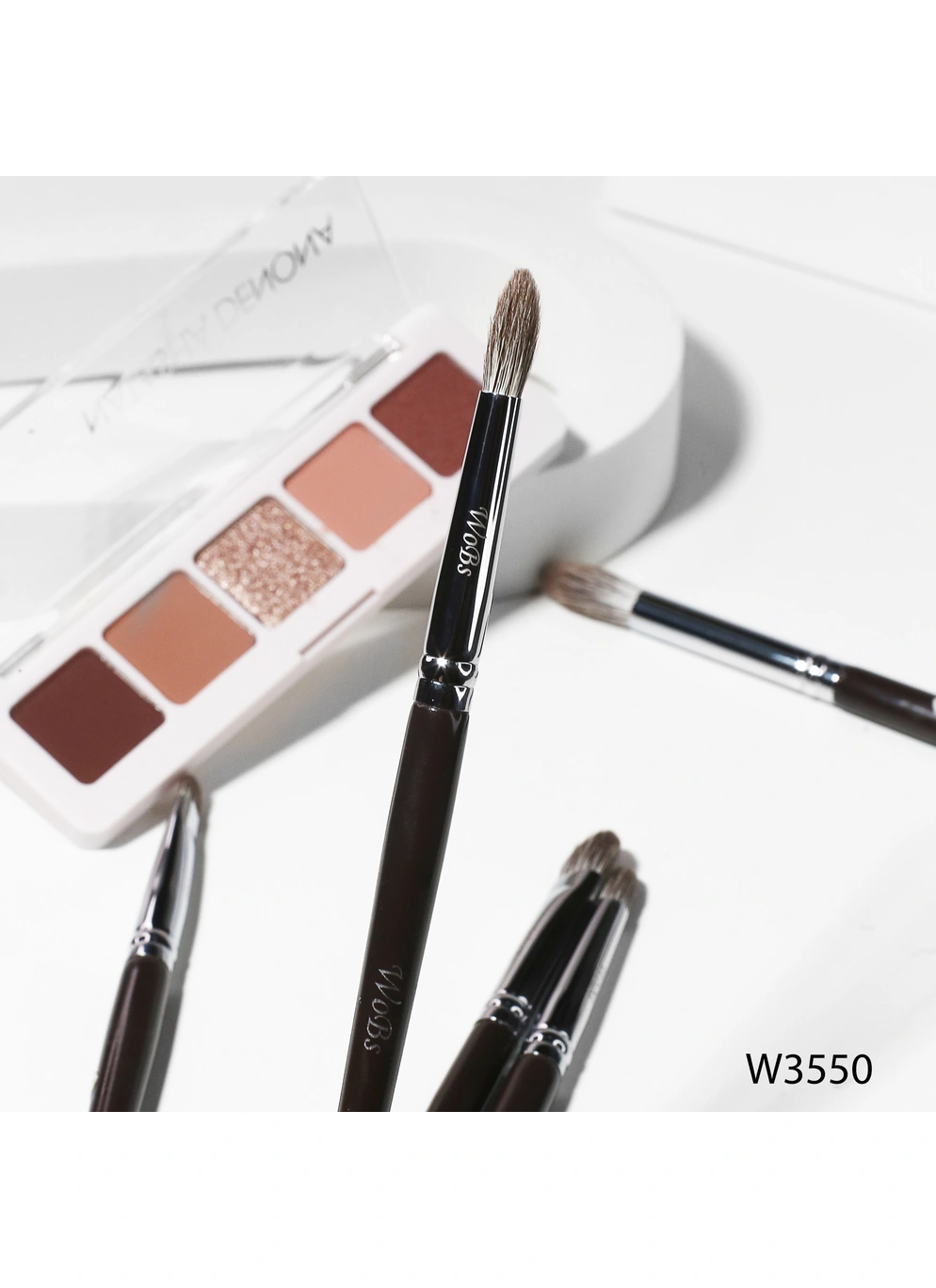 Кисть для розтушування тіней WoBs W3549 плоска ворс лисиці