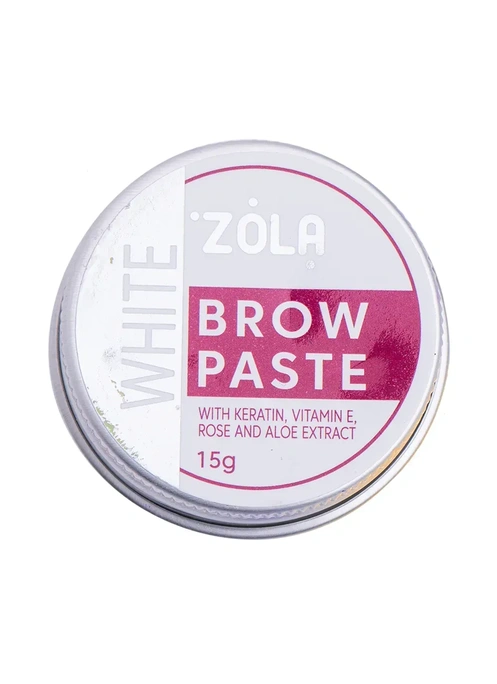 Белая паста для бровей Zola Brow Paste White, 15 г