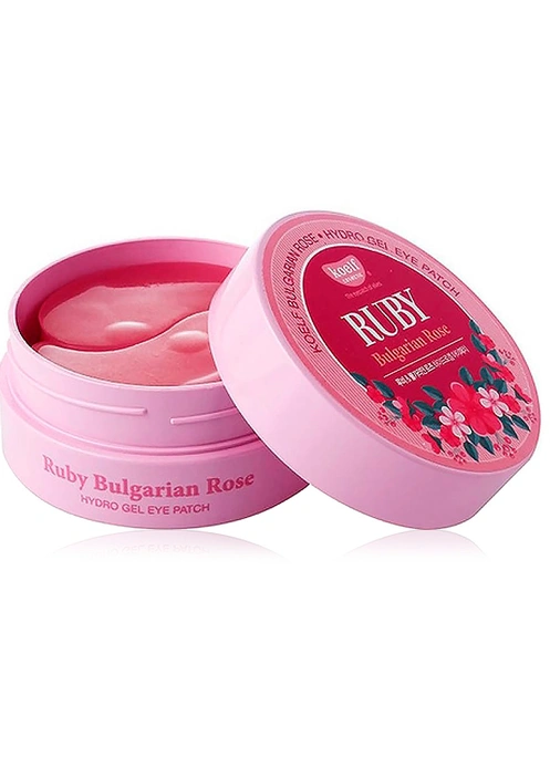 Гидрогелевые патчи для глаз с рубином и болгарской розой Petitfee&Koelf Ruby & Bulgarian Rose Eye Patch, 60 шт