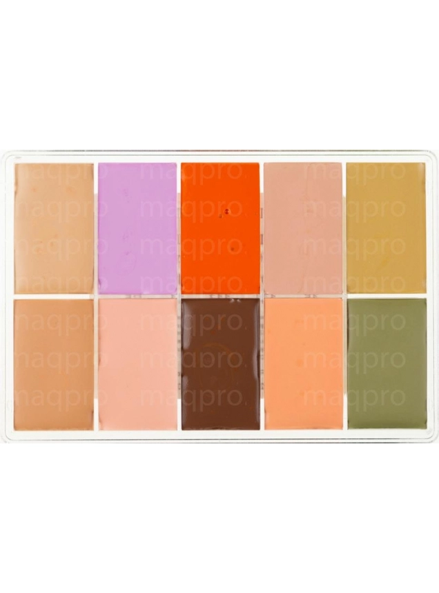 Кремовые фарды FARD CREME 10 ЦВЕТОВ 15 МЛ "CORRECTION" MaqPro