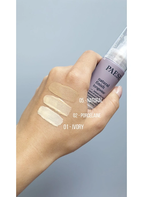 Тональный крем LONG WEAR NATURAL FINISH NANOREVIT PAESE 02