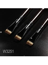 W3251 Прямая кисть для оформления бровей и подчищения краски WoBs синтетика