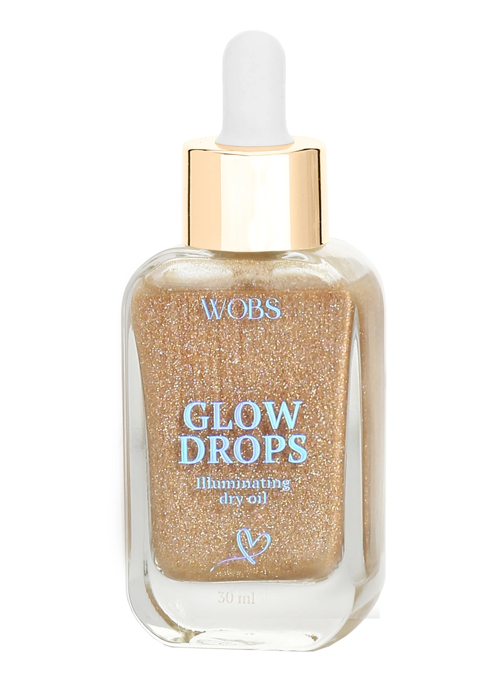 Суха сяюча олійка для тіла Glow Drops Illuminating dry oil від Wobs SOLAR