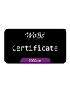 Подарочный сертификат на 2000 грн WoBs