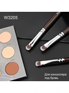 Кисть для нанесення тіней, консилера W3205 синтетика, підчищення контура, WoBs