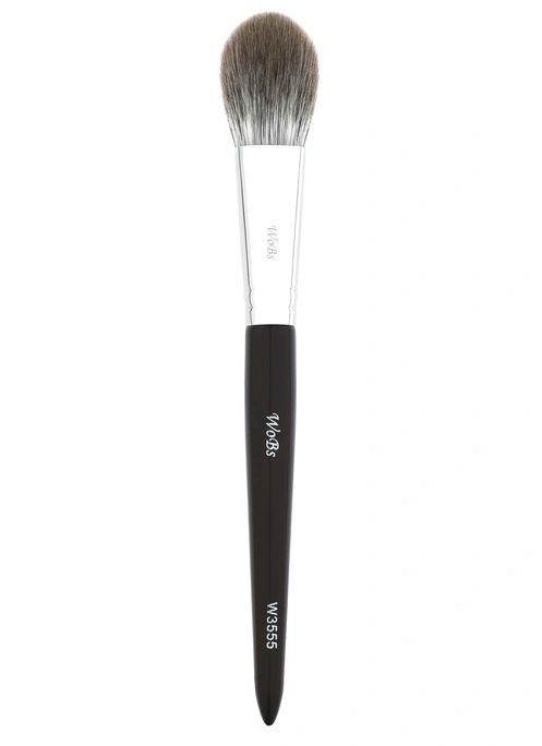 Кисть для рум'ян, хайлайтеру та корекції W3555 з волосу лисиці