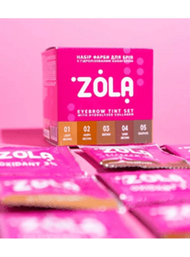 Zola набор фарб для бровей у саше Eyebrow Tint