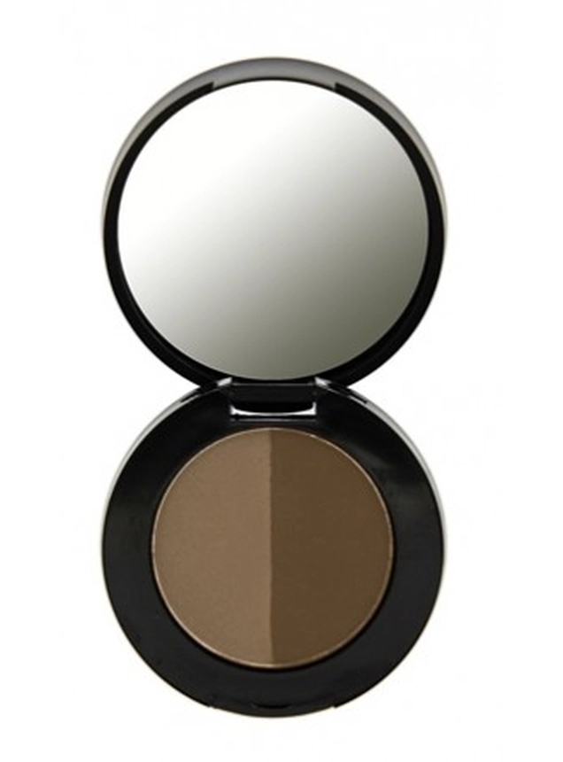 Двойные тени для бровей Duo Eyebrow Powder Dark Brown Freedom Makeup