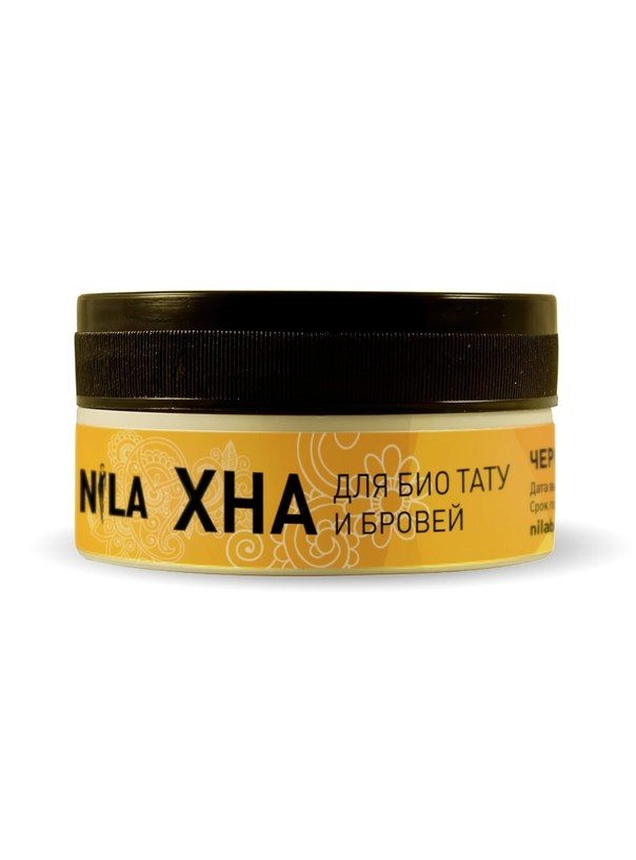 Хна Для Биотату и Бровей Nila Черная, 20 г