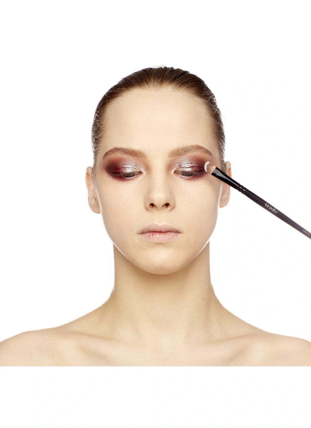 Кисть для нанесення тіней, консилера, коректора W5212 синтетика