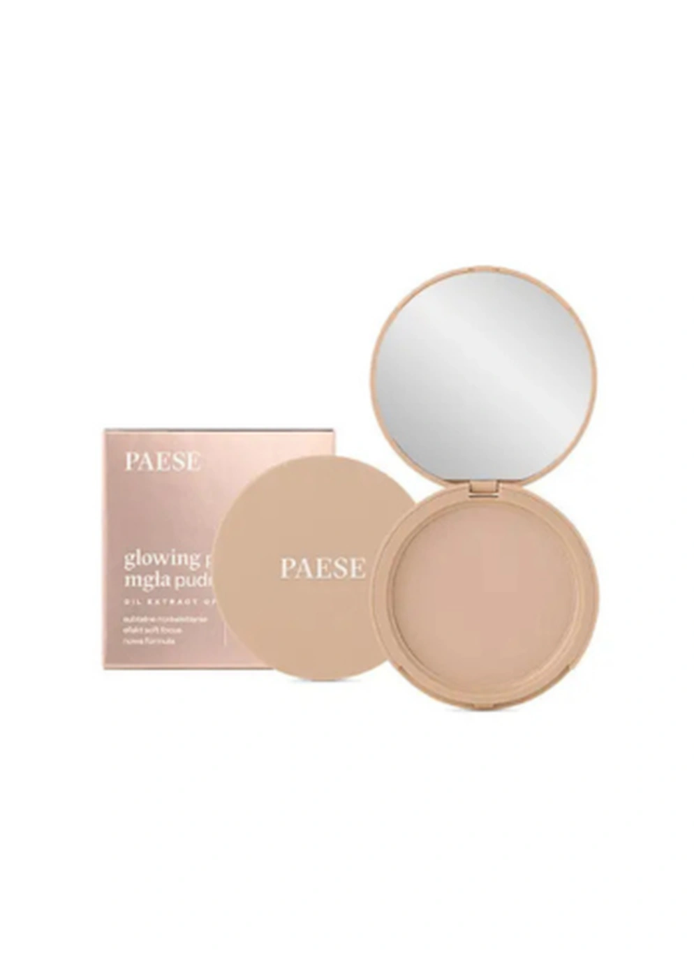 Компактна пудра для обличчя Glowing Powder Mgla Paese Natural Beige