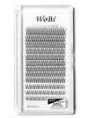 Накладные пучковые ресницы 120шт Wobs FISH TAIL 20F 0.07 12 лент пучки размер 8, 10, 12, 14 мм