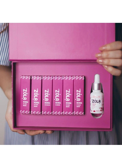 ZOLA Хна Бокс mini (Henna Box) 6 шт по 5 гр