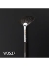 Скошенная веерная кисть для теней и хайлайтер W3537 из ворса козы