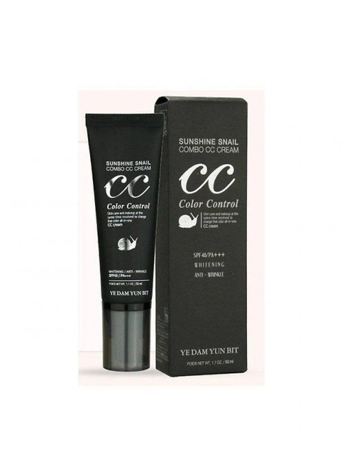 СС крем Ye Dam Yun Bit sunshine Snail Combo CC cream SPF45/PA+++ , 50 ml