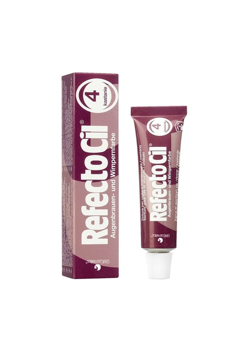 Краска Для Бровей и Ресниц Каштановая Refectocil №4