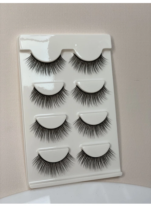 Набор накладных ресниц (4 пары)