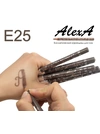 Карандаш для глаз E25 серо-коричневый (сатиновый)