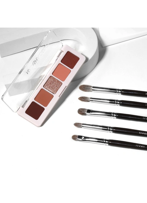 Кисть для растушёвки теней WoBs W3548 плоская форма, ворс лисы